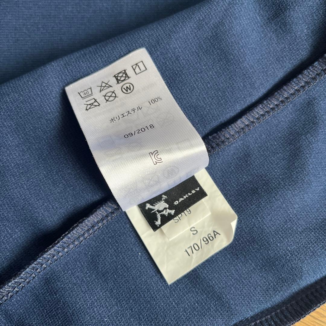《OAKLEY》 トレーニングウェア上下セット ネイビー M