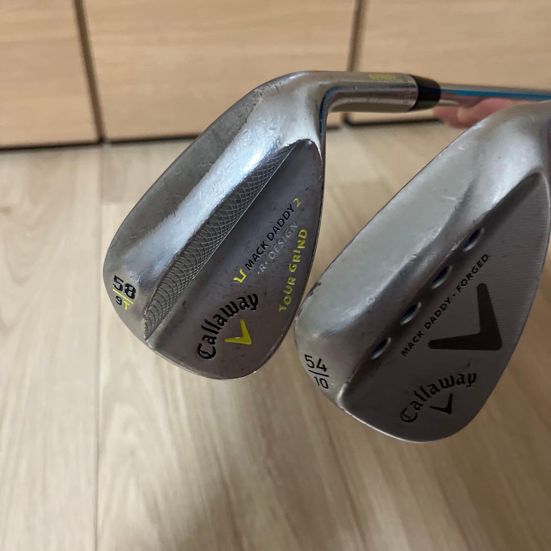 キャロウェイMACDADDY54/MACDADDY 2 58 ウェッジ2本セット