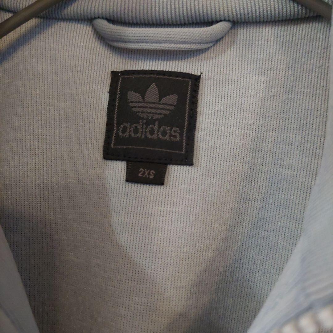 adidas⭐レア⭐ヴィンテージ⭐記載2XS⭐レディースM相当⭐グレー