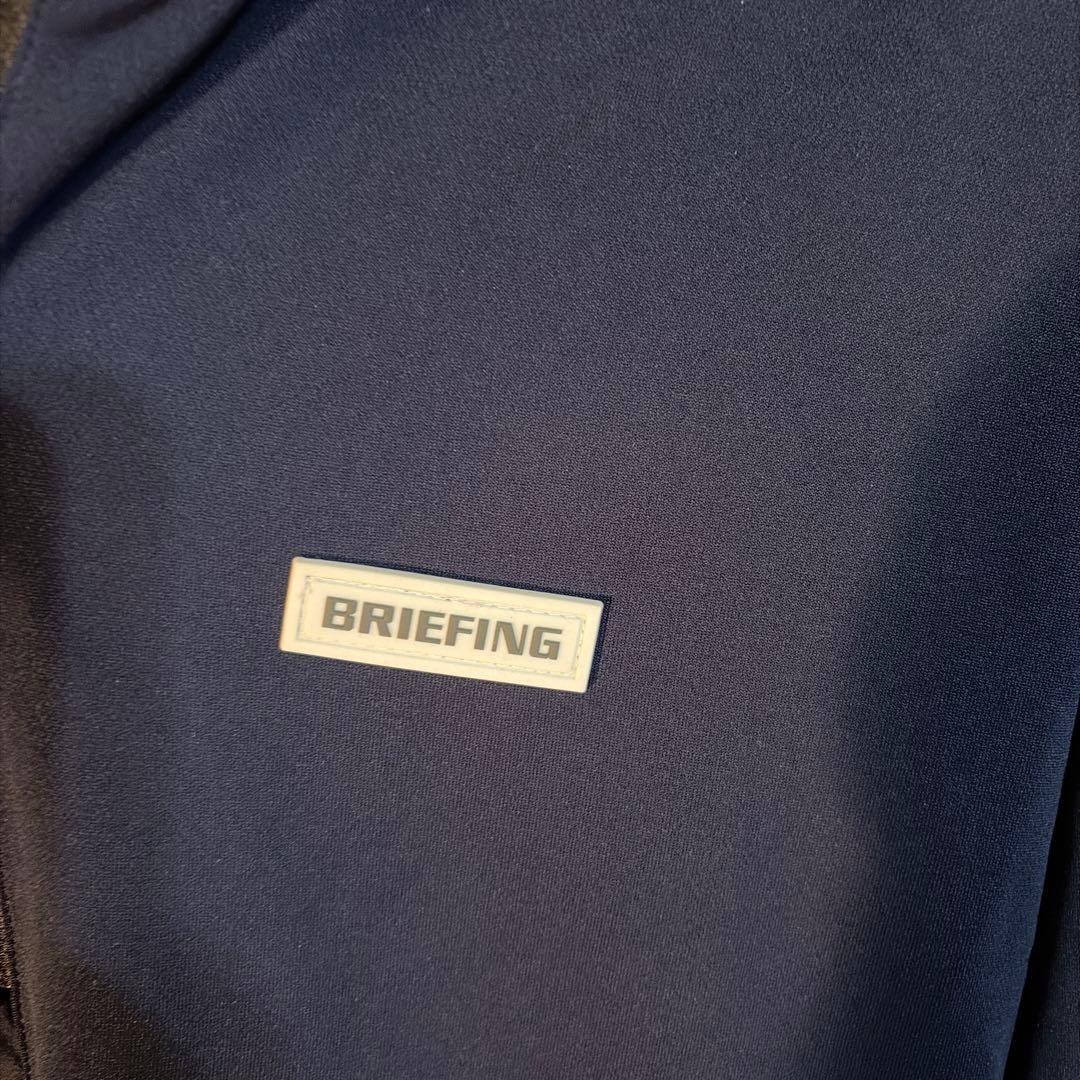 BRIEFING フード付きシャツ M ネイビー