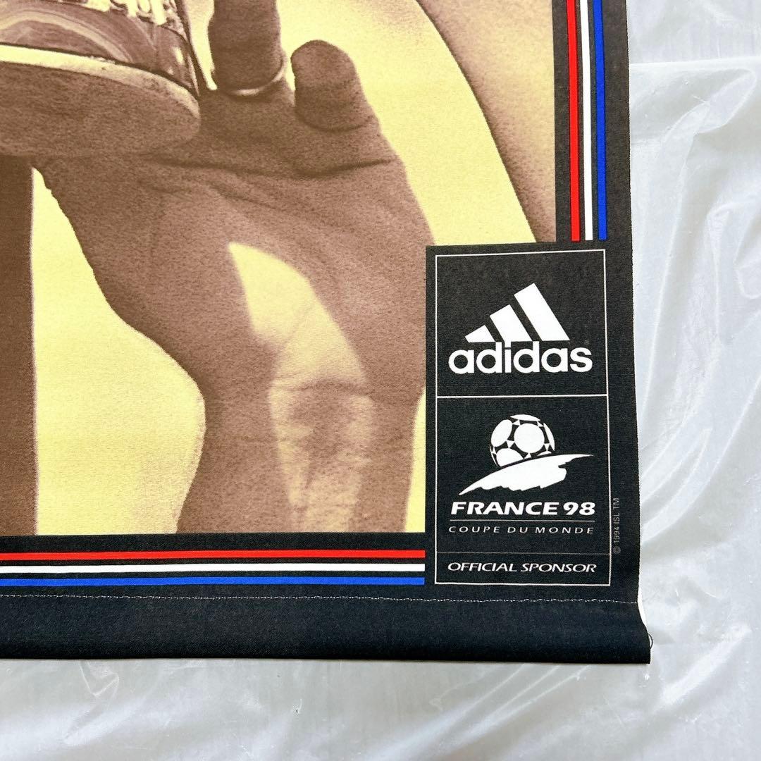 【激レア】adidas 98年フランスW杯 タペストリー 非売品 大判 サッカー