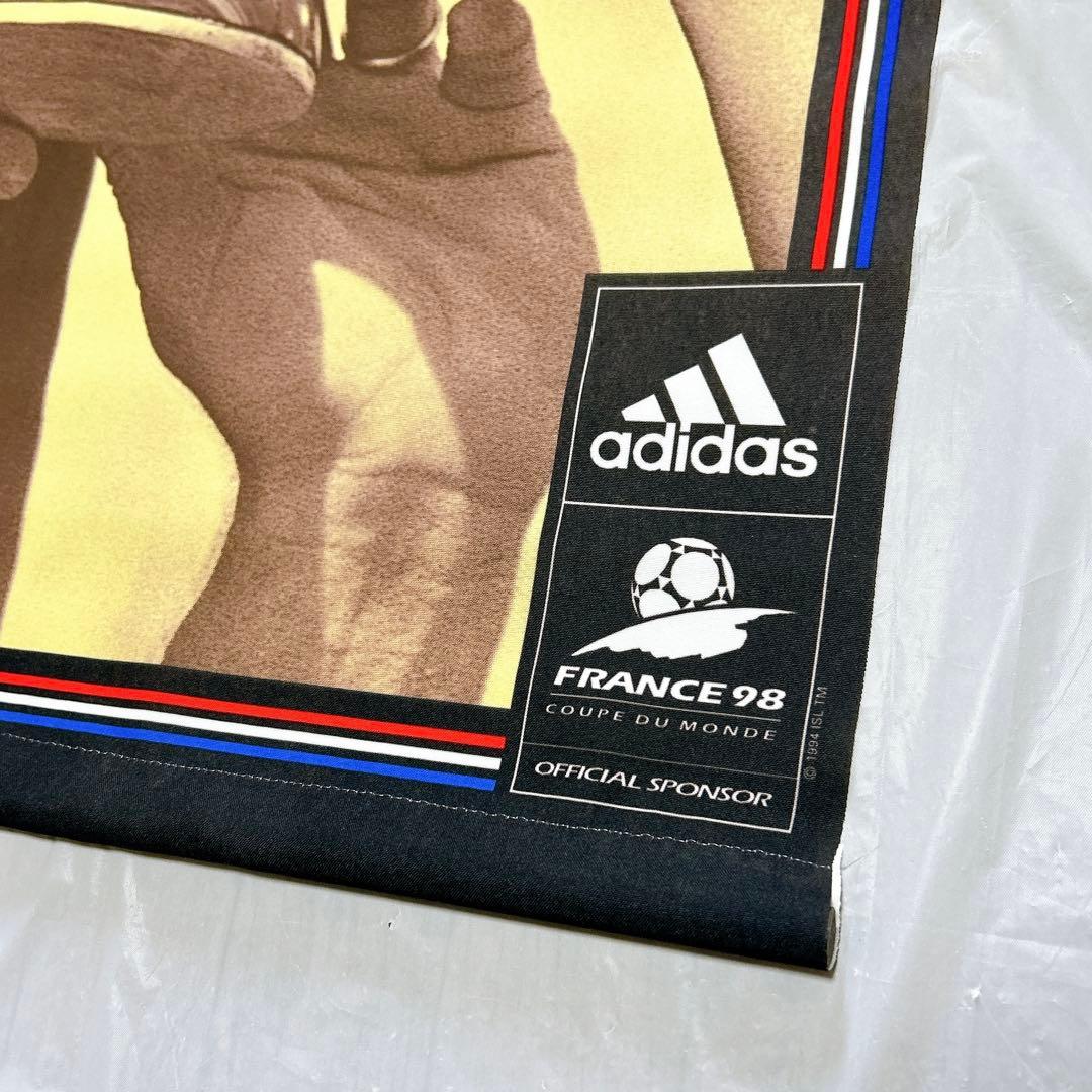 【激レア】adidas 98年フランスW杯 タペストリー 非売品 大判 サッカー