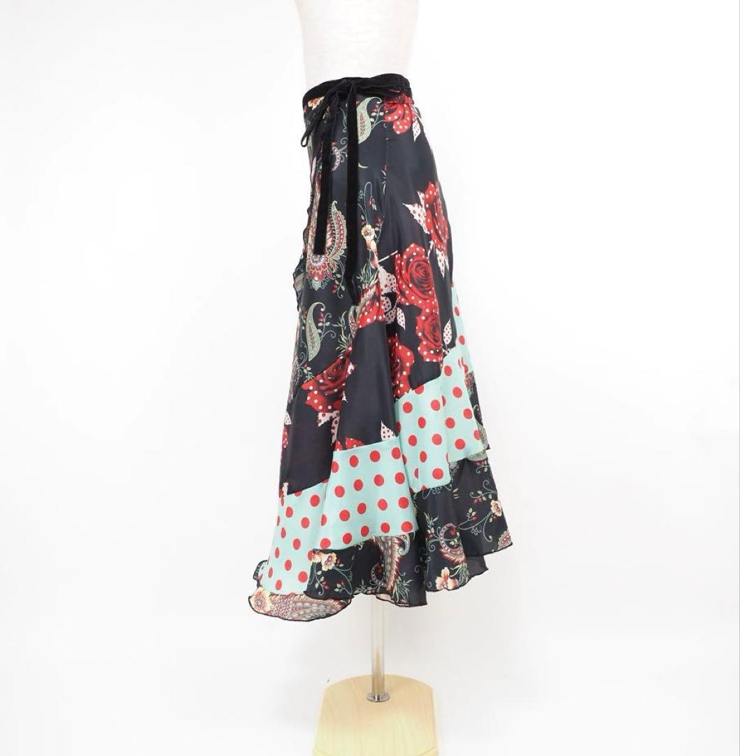 フラメンコ　巻きスカート　新品　ファルダ　フラメンコ衣装　Leirena