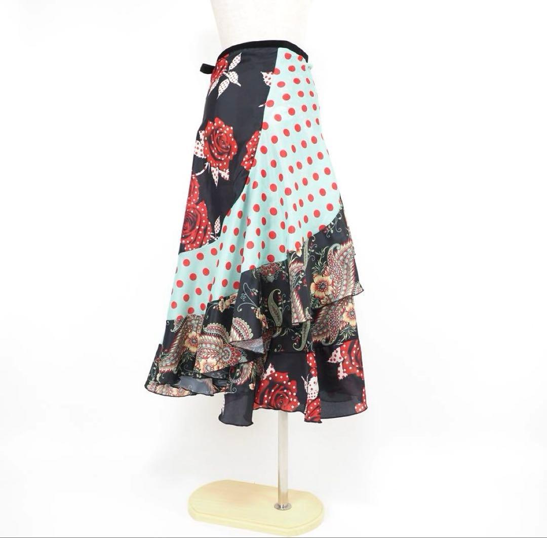 フラメンコ　巻きスカート　新品　ファルダ　フラメンコ衣装　Leirena