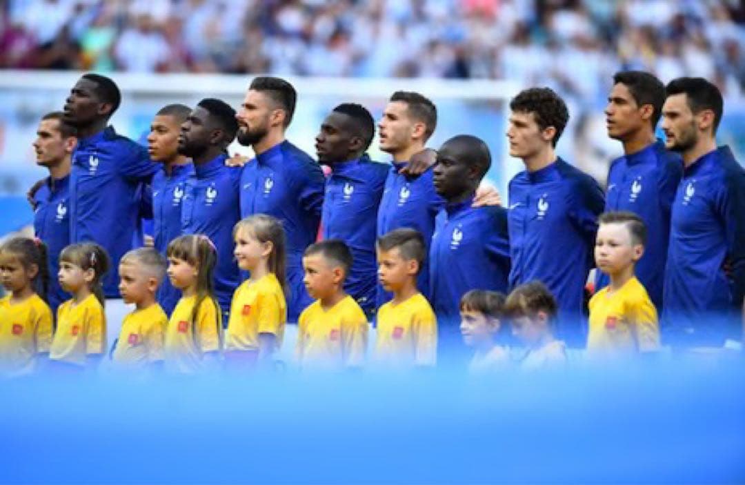 サッカーフランス代表 アンセムジャケット2018 S オーセンティック