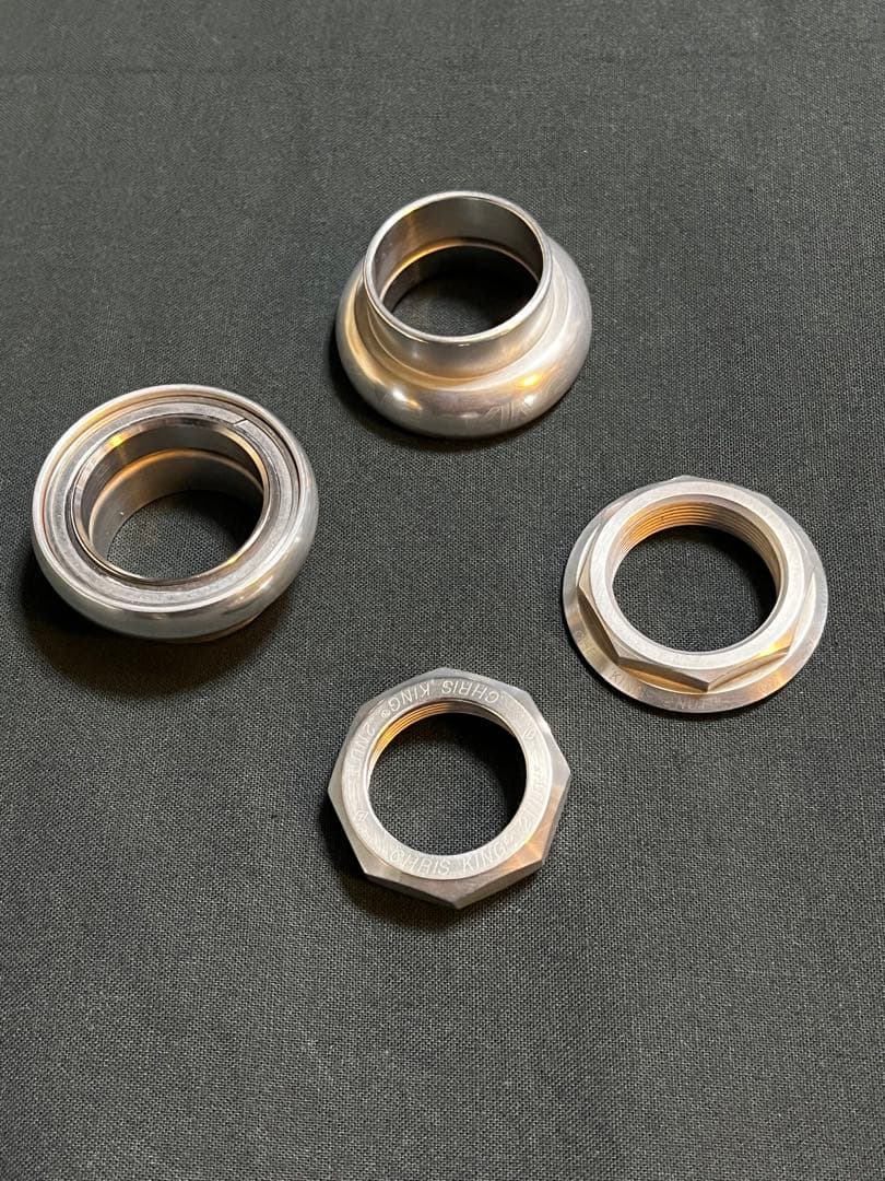 ク*ー様 加工品 クリスキング 2nutヘッドパーツ CHRIS KING 1イ