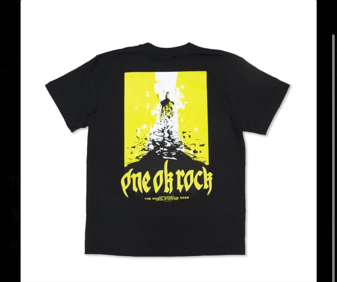 【未開封、即発送】ONE OK ROCK ライブTシャツ ブラックイエロー L