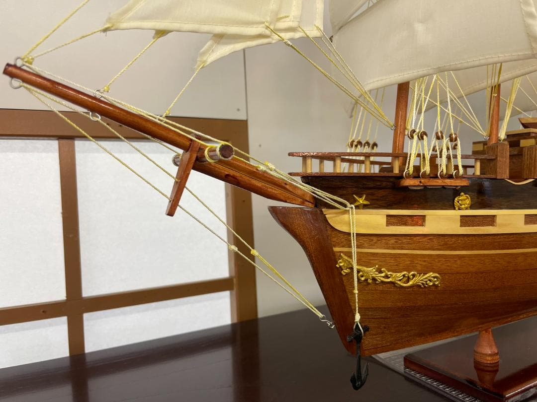 帆船模型　FRANCE Ⅱ フランスⅡ　船　モデルシップ　職人手作り　舟　軍艦