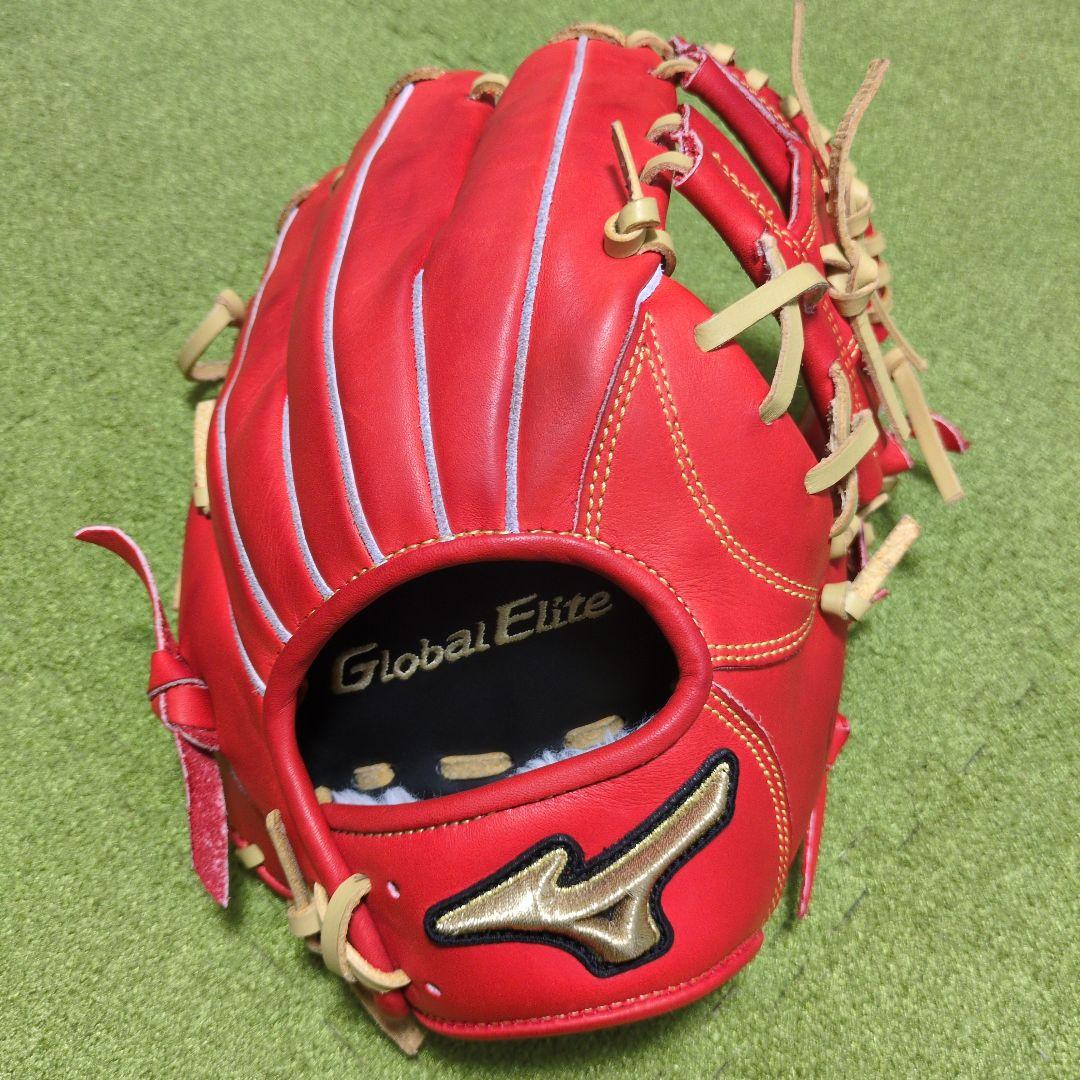 小破れ有ミズノグローバルエリート軟式内野 1AJGR32203元値￥35,200