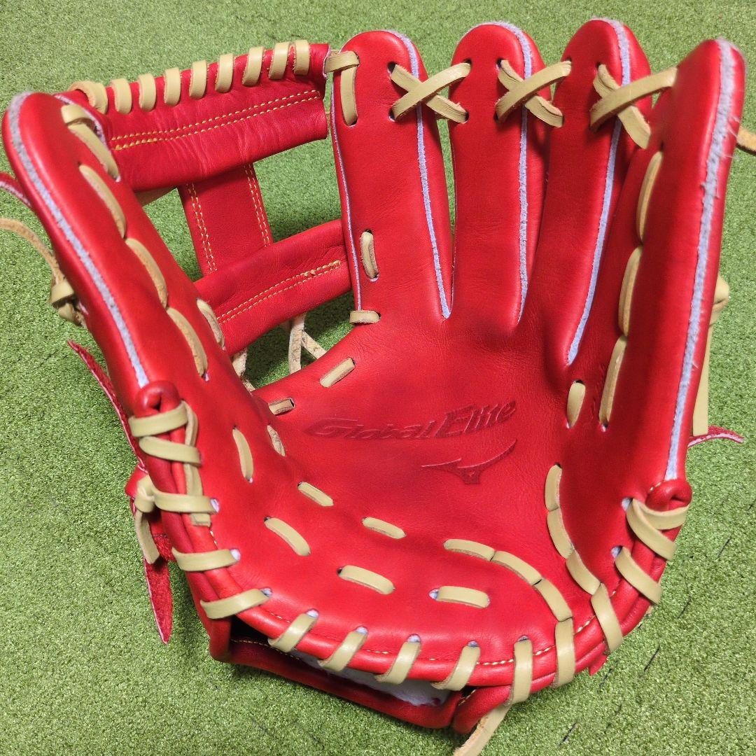 小破れ有ミズノグローバルエリート軟式内野 1AJGR32203元値￥35,200
