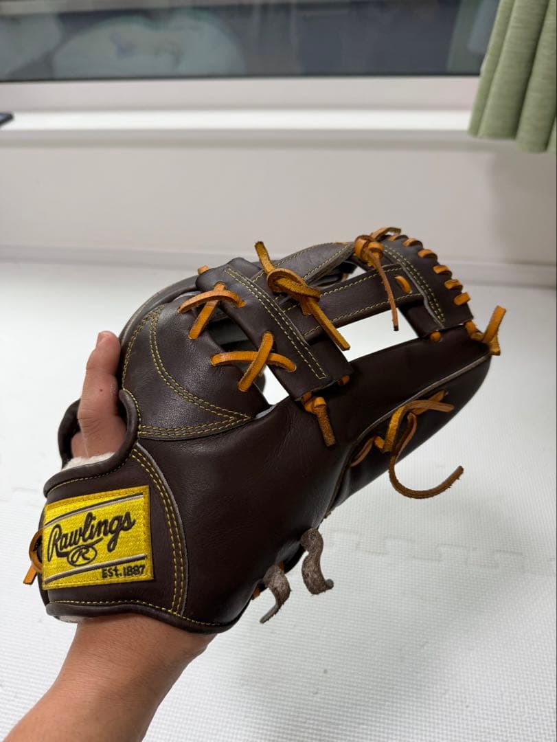 【浅村モデル】Rawlings 軟式グローブ ブラウン