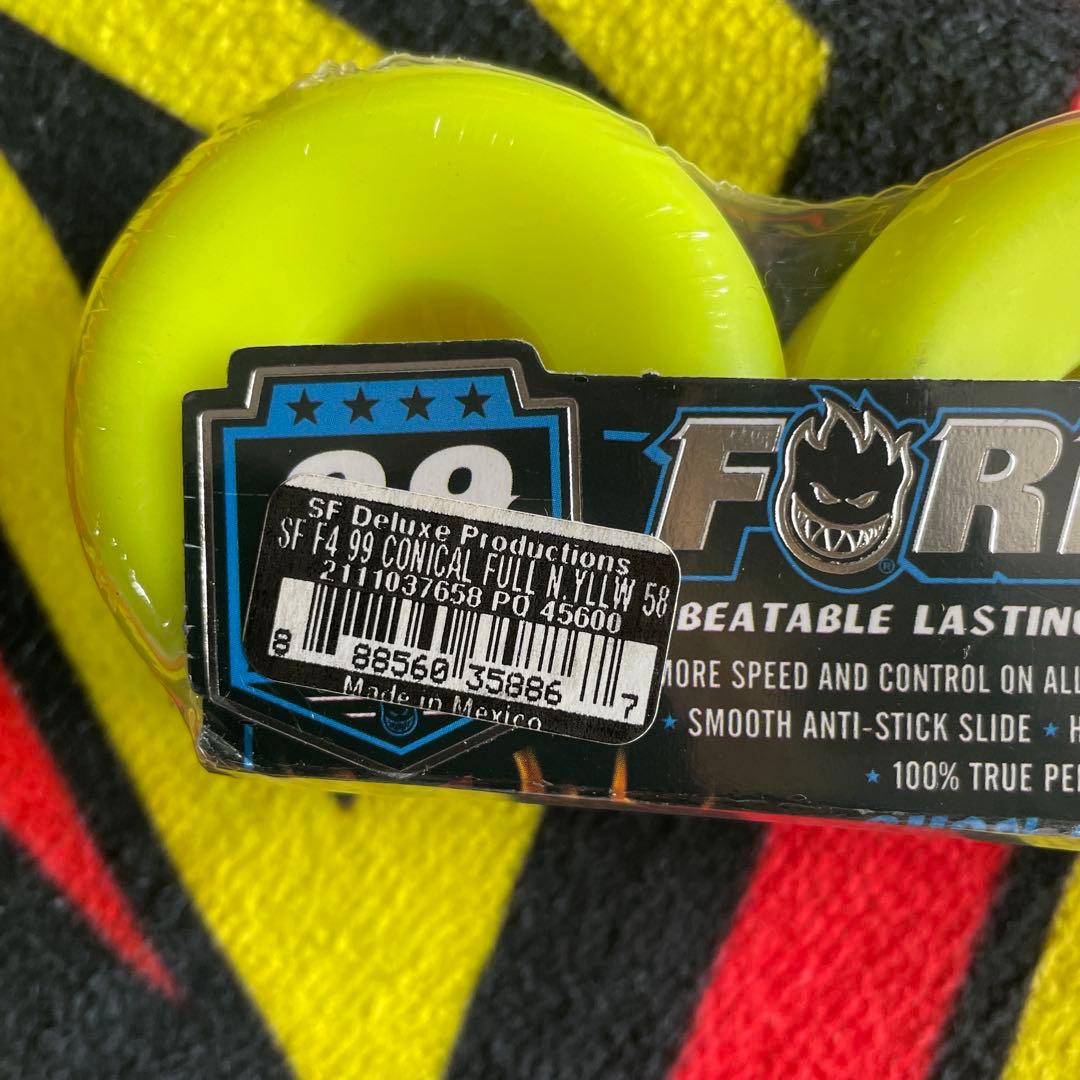 スケートボード SPITFIRE FORMULA FOUR 99 DURO 58mm