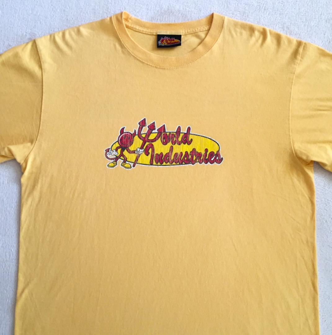 World industries skateboards Tシャツ ワールド