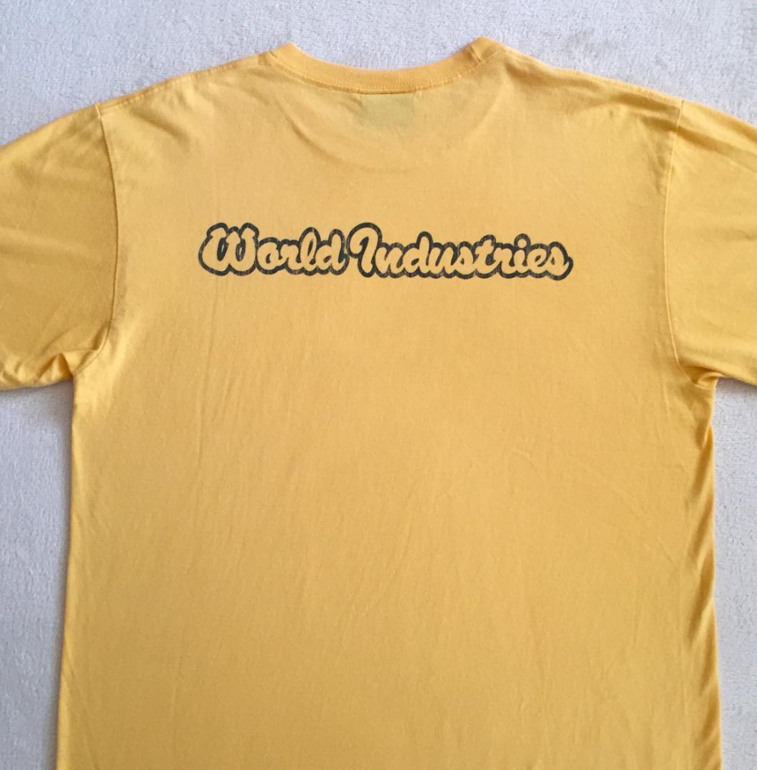 World industries skateboards Tシャツ ワールド