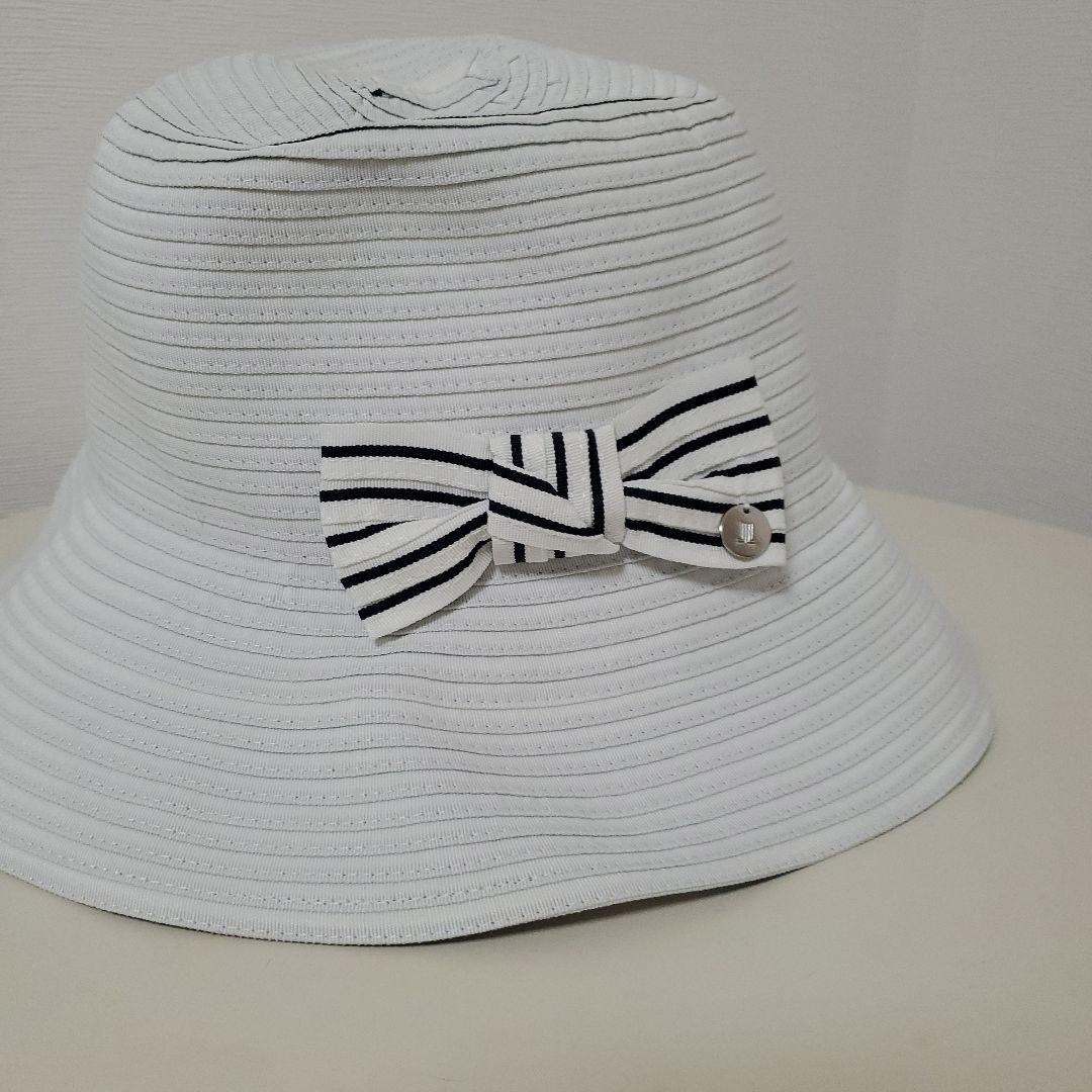LANVIN SPORT ストライプリボン付きハット