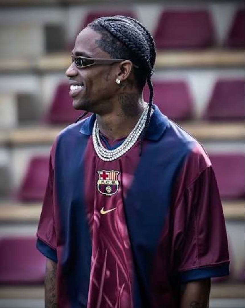 ウェア Travis Scott FC Barcelona Cactus Jack M