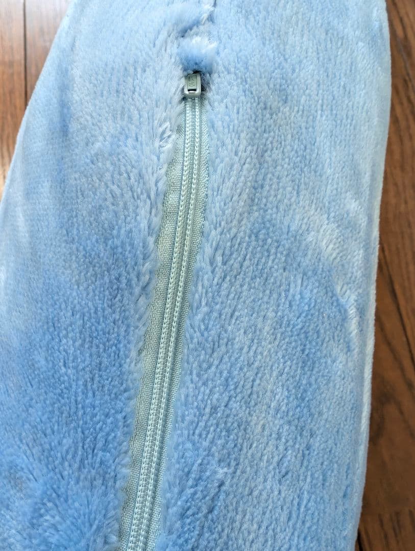 水色 抱き枕 ファスナー付き
