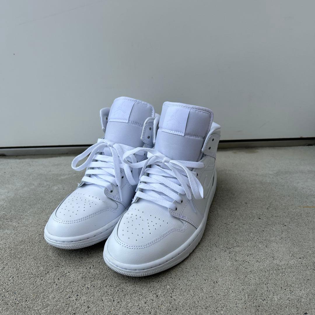 美品‼️NIKE24.5 エアジョーダン　ハイカット 白　 レディース　NIKE