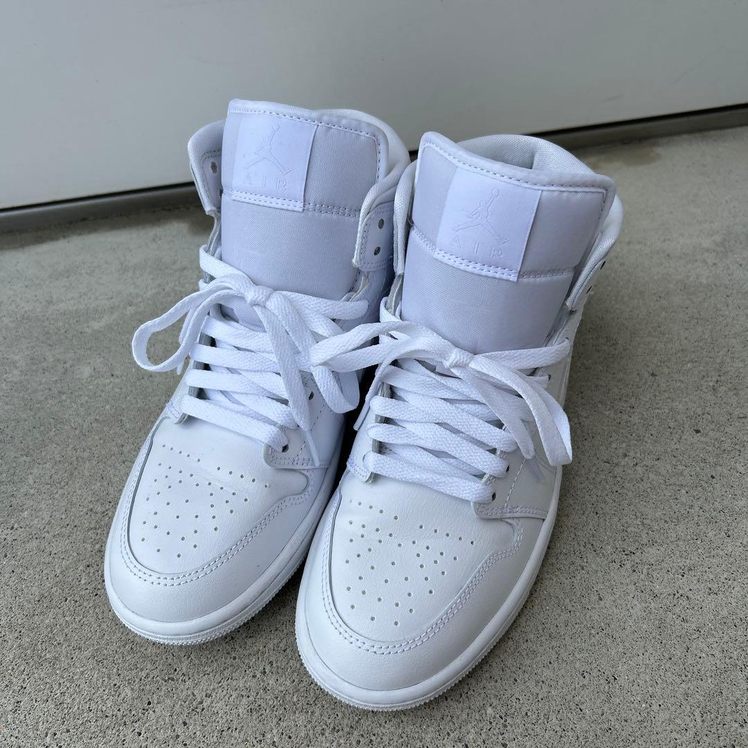 美品‼️NIKE24.5 エアジョーダン　ハイカット 白　 レディース　NIKE