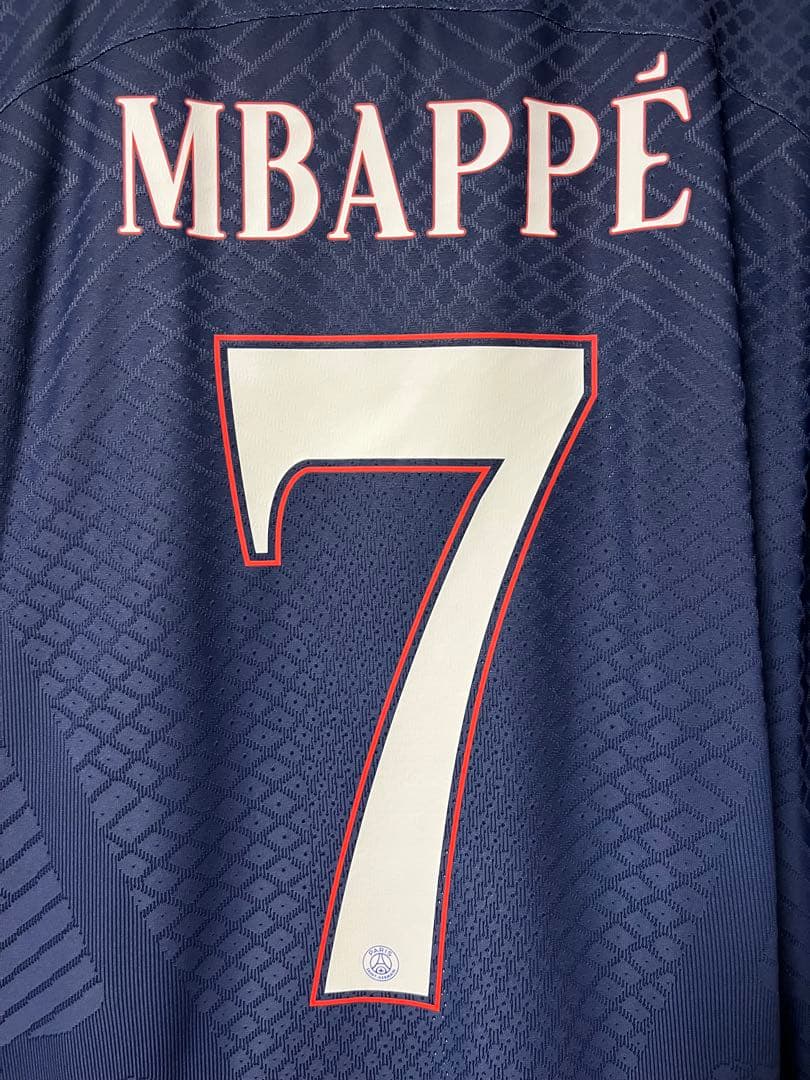 正規品 22-23 PSG ホーム オーセンティック ムバッペ CL仕様