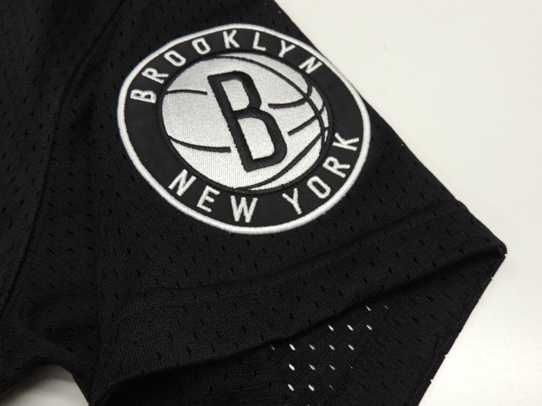 ミッチェルアンドネス NBA ブルックリン ネッツ 半袖 ベースボール シャツ