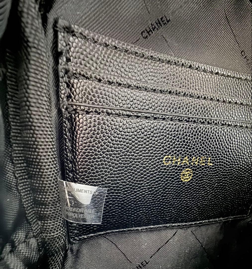 【新品未使用】CHANEL キルティング　リュック　ブラック　ノベルティ