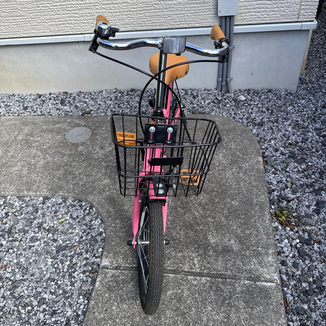 People 子ども用自転車18インチ ピンク　ヘルメット付き トイザらス