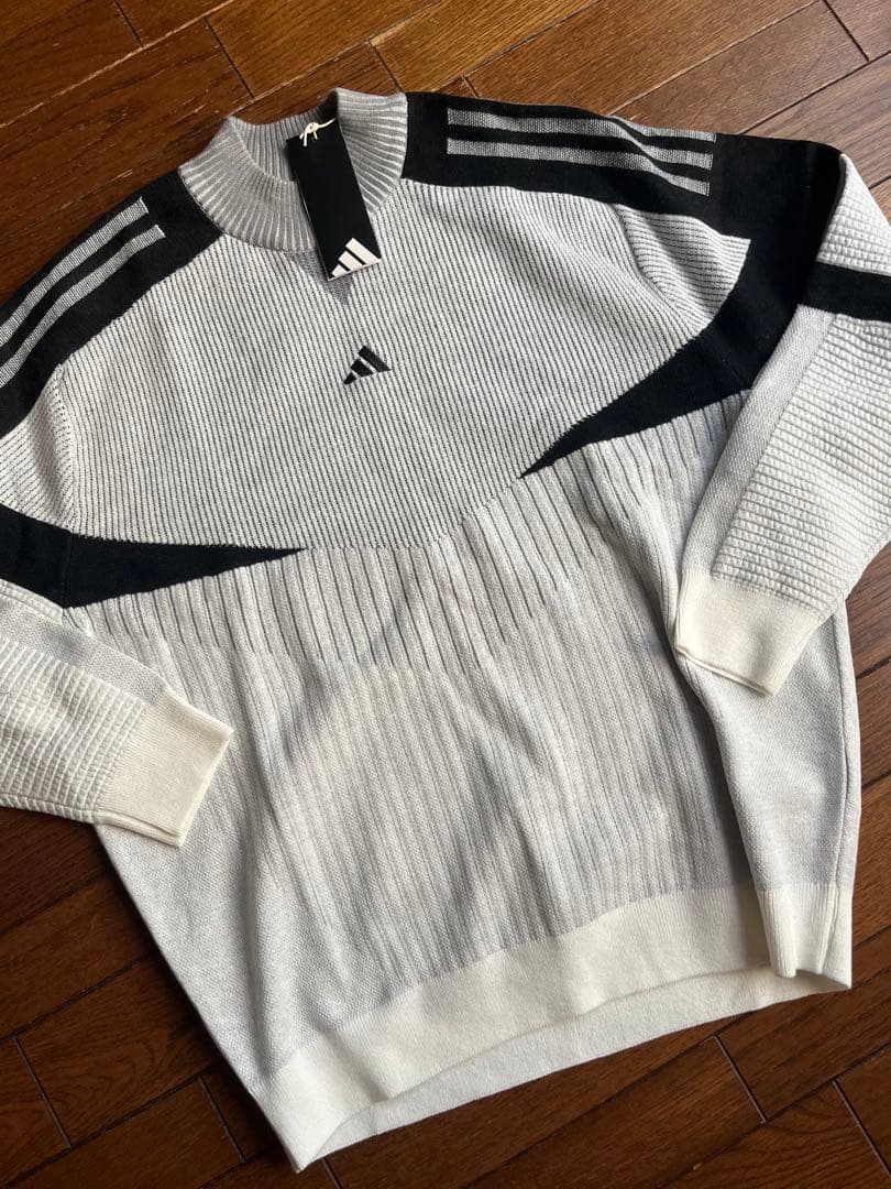 新品　アディダス　adidas ゴルフ　モックネック 長袖セーター XL