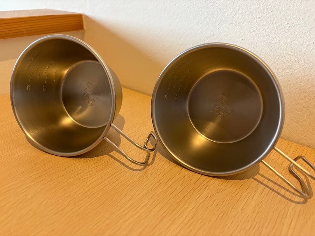 キャンプ用品まとめ売り　調理器具　ナイフ・シェラカップ・クッカー