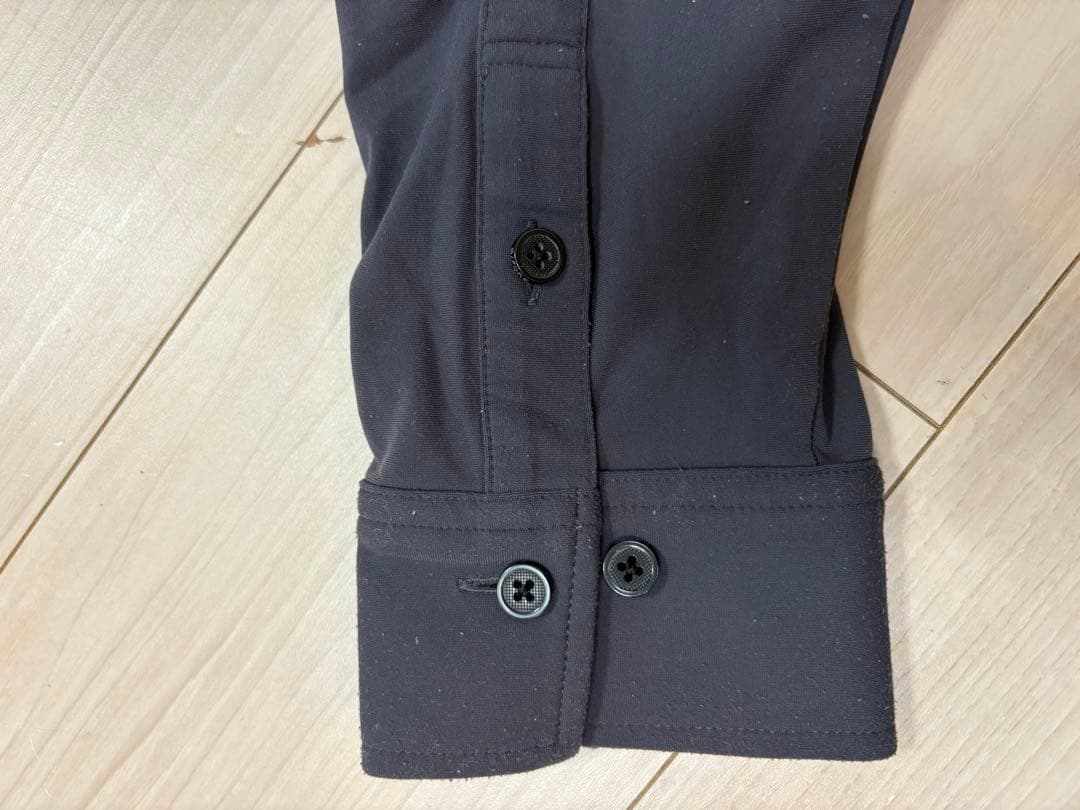 G/FORE メンズ ゴルフウェア 上下セット 長袖ポロシャツ グレー パンツ紺