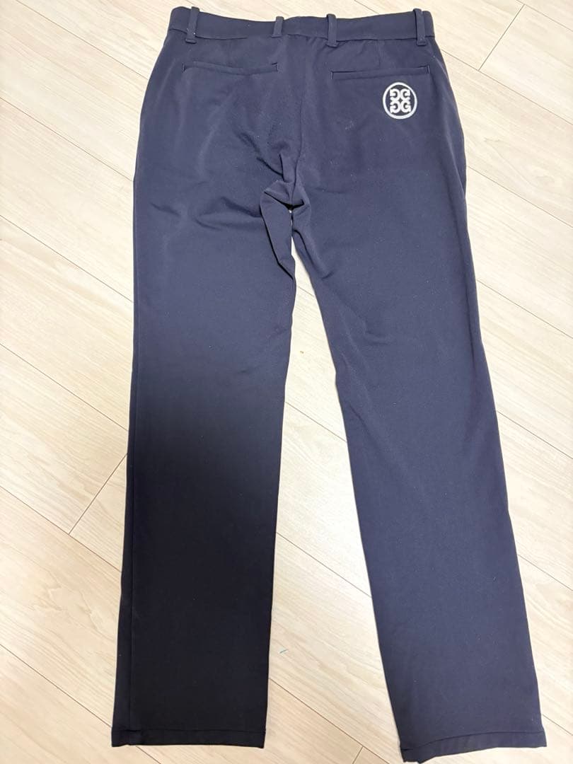 G/FORE メンズ ゴルフウェア 上下セット 長袖ポロシャツ グレー パンツ紺
