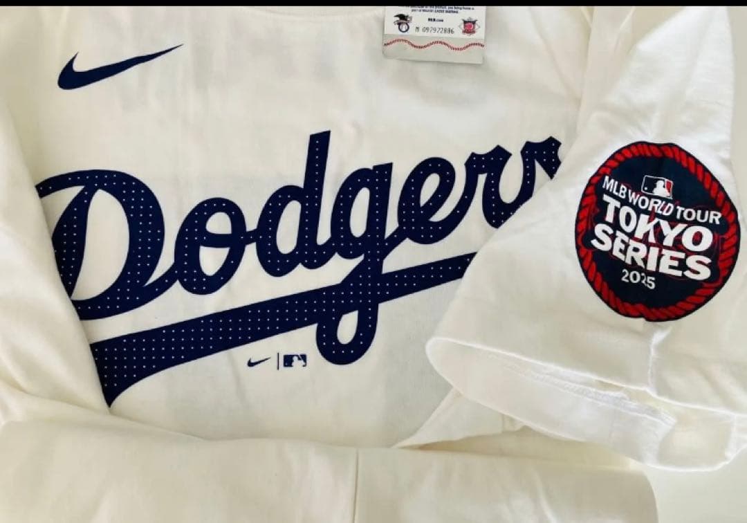 MLB開幕戦東京シリーズ ドジャース大谷翔平17 L限定パッチ付【新品・未使用]