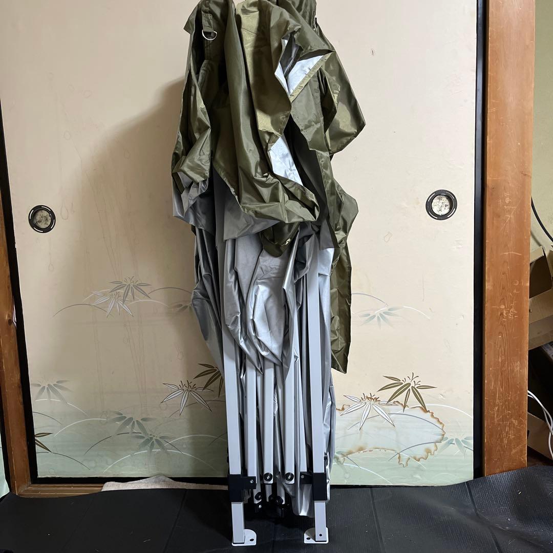 b*y様 DCM ワンアクションタープ カーキ色 付属品付き