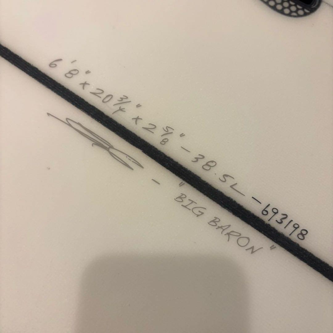 JS ／BIG BARON PE ビッグバロン6'8 + フィン／パワーツイン付