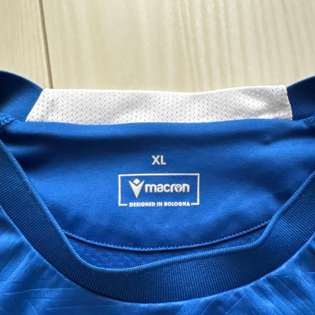 macron サッカーウェア XL 青