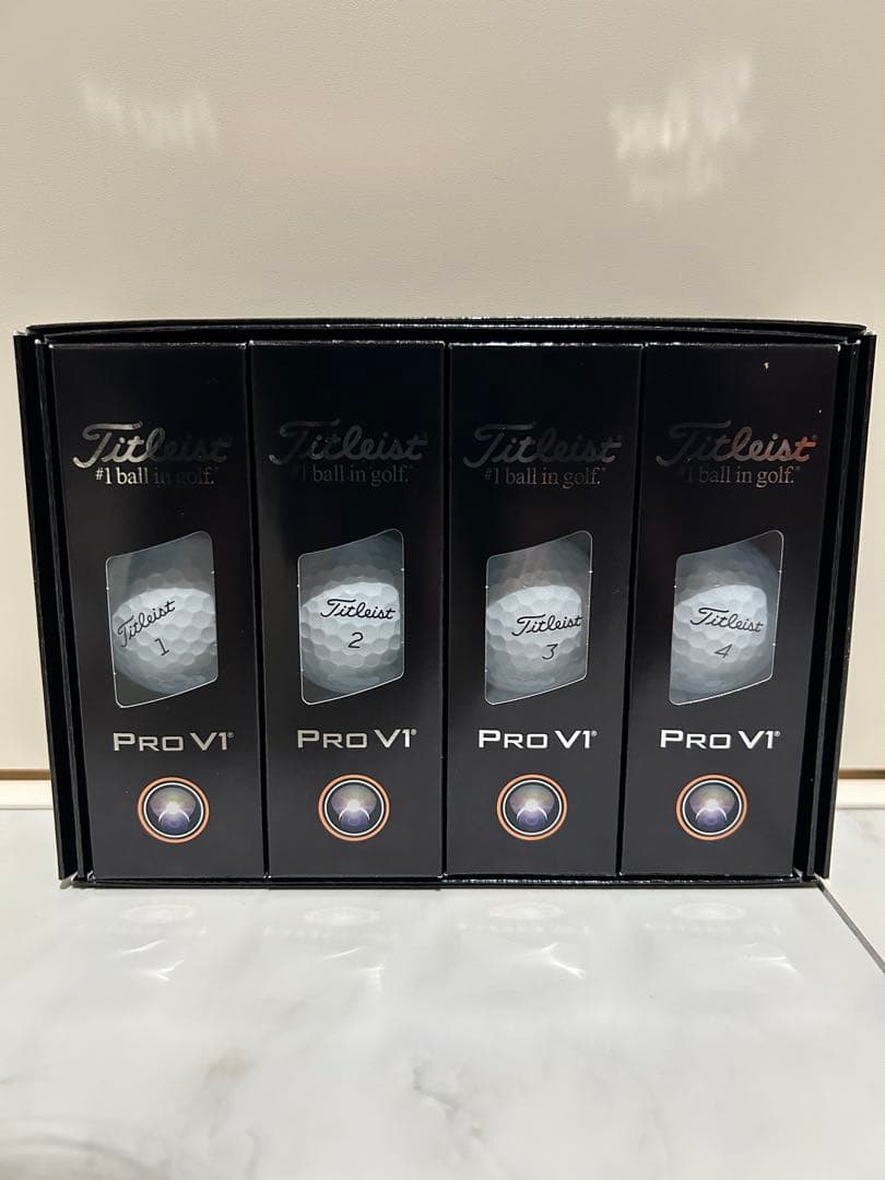 タイトリストプロV1 PROV1 ゴルフボール25年ローナンバー 1ダース12個