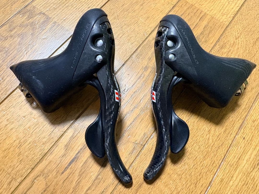 新品ブレーキシュー付き！Campagnolo レコード11速コンポーネントセット