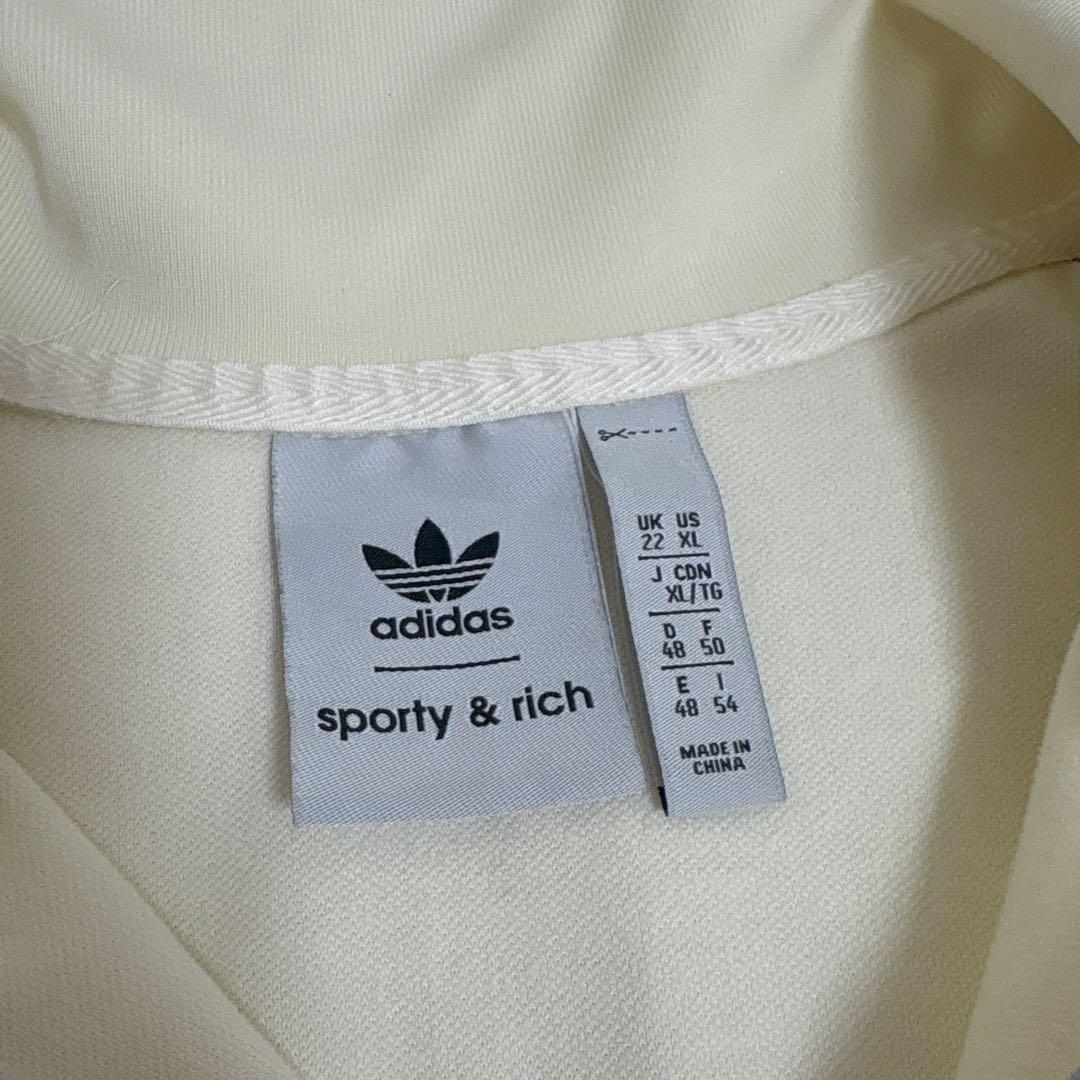 sporty&rich addidas ジャージ　XL クリーム