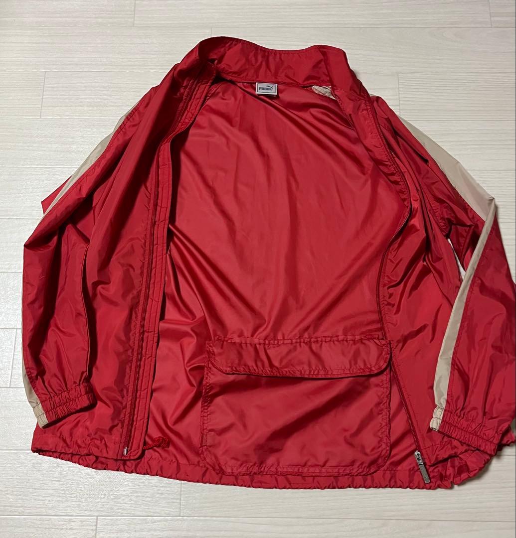 90s PUMA プーマ ヴィンテージピステ上下セット レッド/ベージュ S