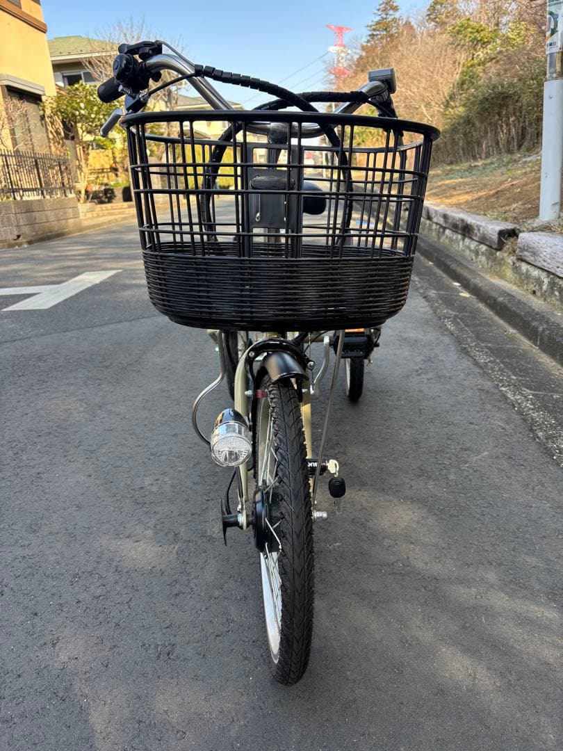 ★電動アシスト三輪車 アクティブ プラス　前後バスケット★