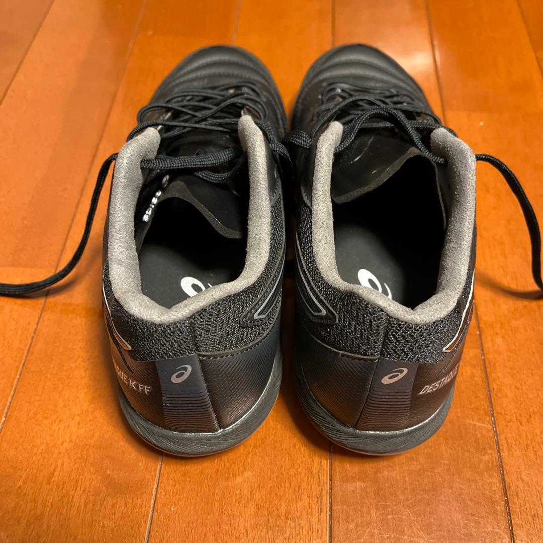 ASICS デスタッキ K FF　フットサルシューズ　ブラック　24.5cm