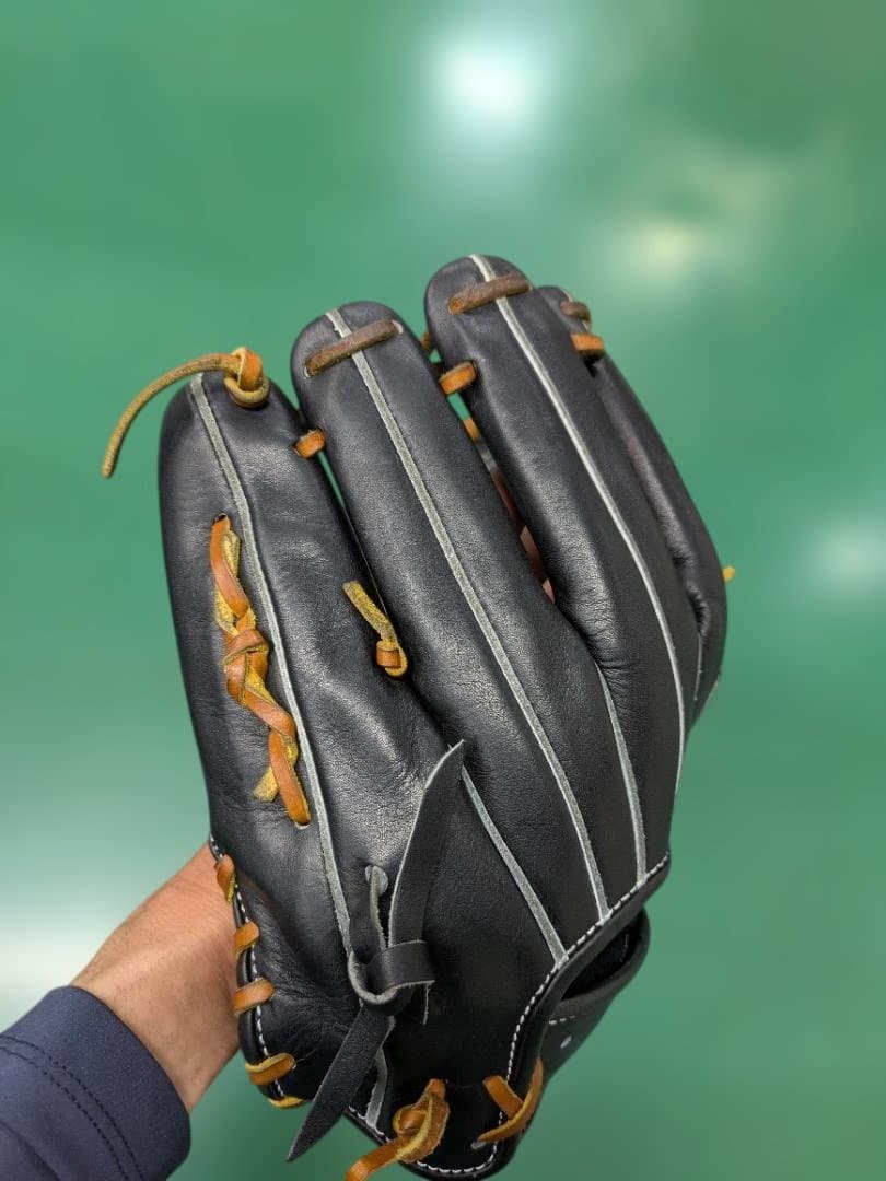 和牛JB 硬式グローブ 006S型 内野 右投げ (BLK)