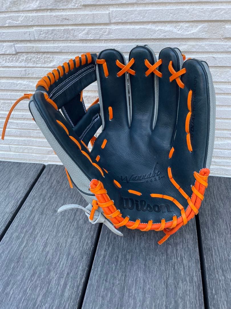 ※ウィルソン　軟式　ワナビーヒーロー DUAL 87型 内野手用　外崎修汰モデル