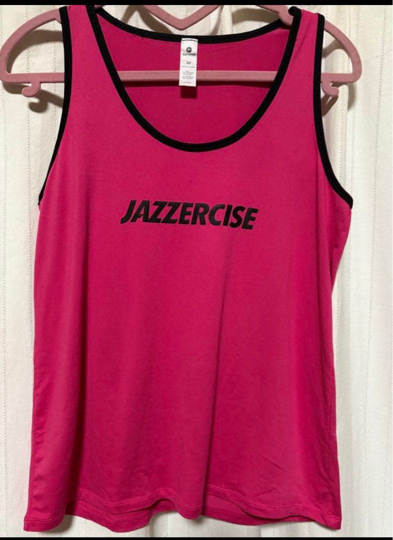 JAZZERCISE ピンク タンクトップ