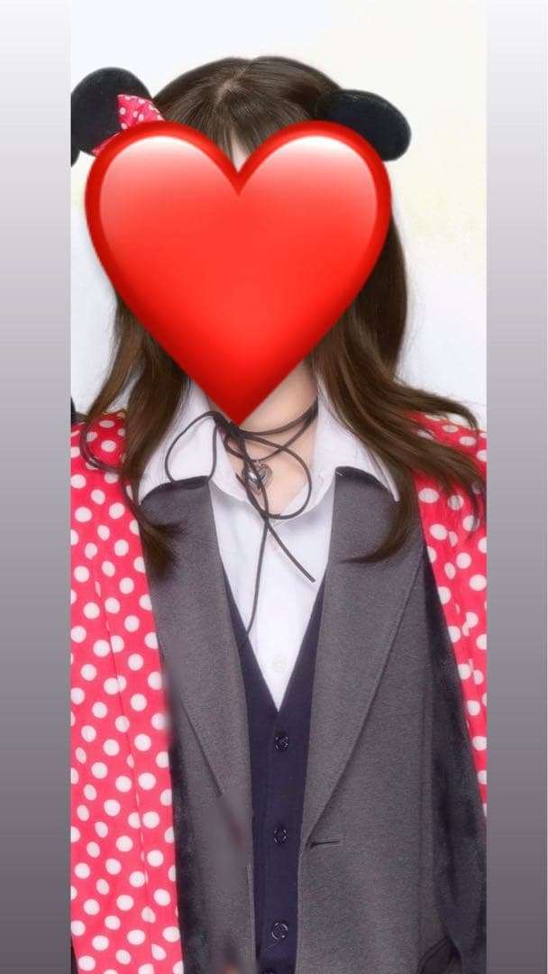 ミニーマウス 帽子 手袋付き