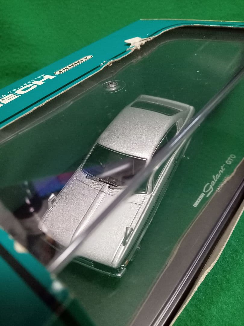 MTECH Galant GTO 1/43 スケール白、銀2台セット