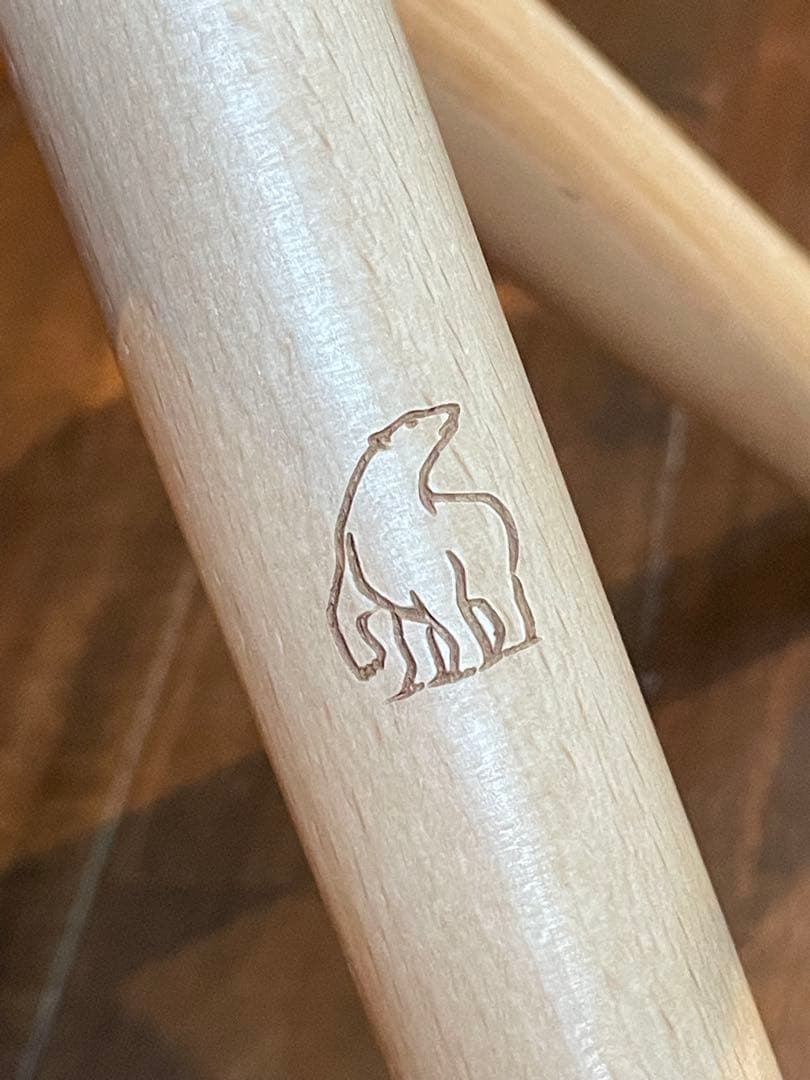 nordisk ノルディスク スツール 三脚 wooden tripod 美品