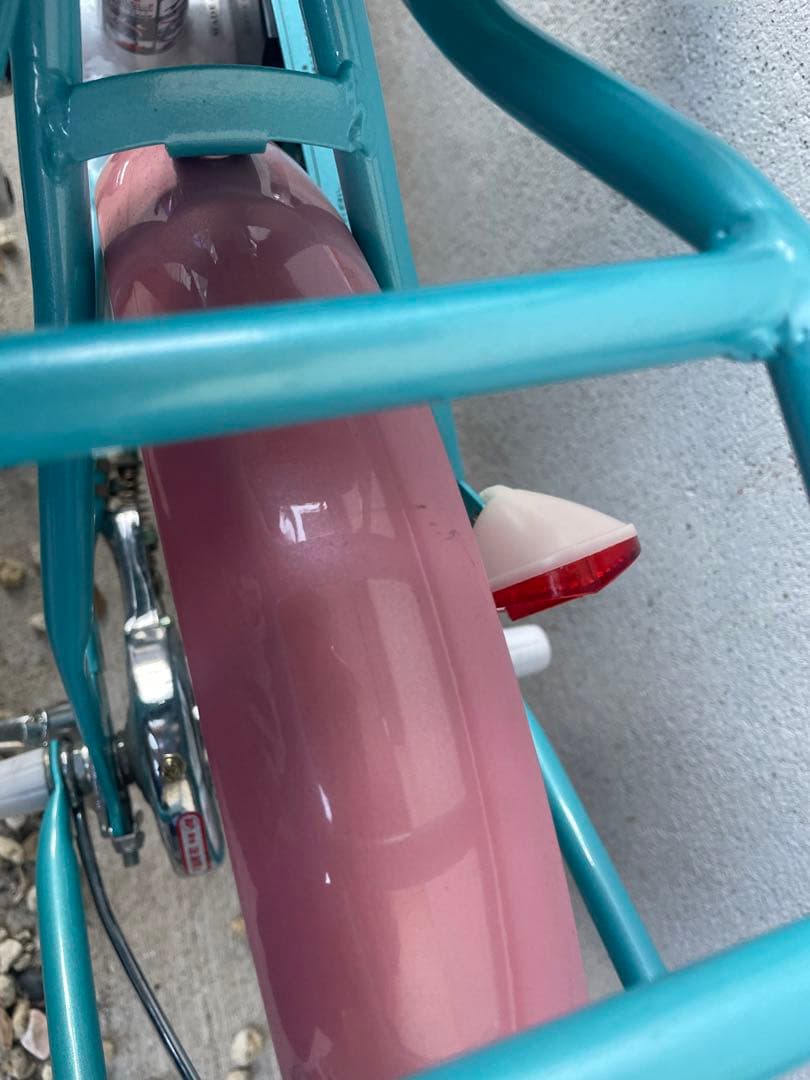 幼児用自転車 水色とピンク Angelデザイン