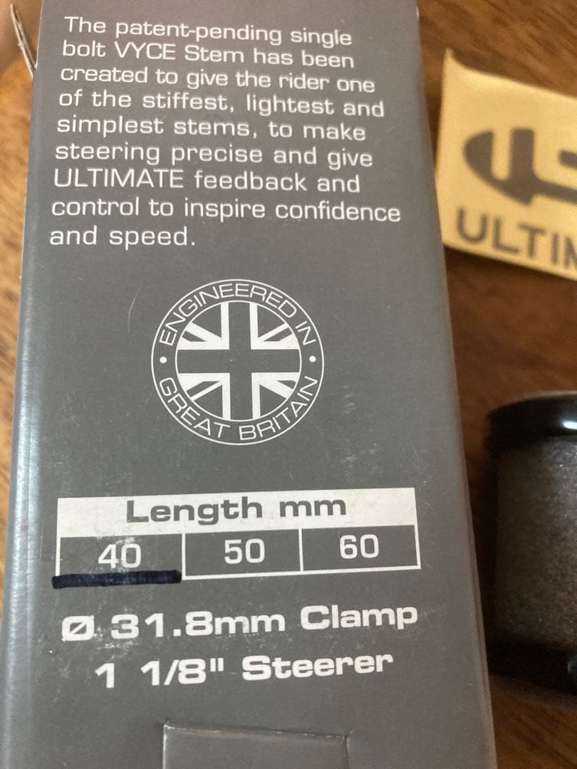 パーツ USE ULTIMATE VYCE STEM 40mm