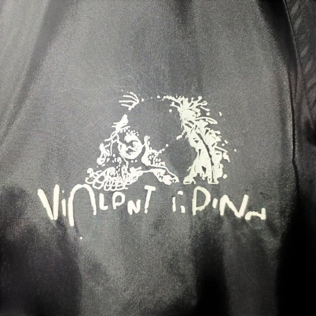 VIOLENT GRIND ブラック　コーチ　ウインドブレイカー　L相当　旧タグ